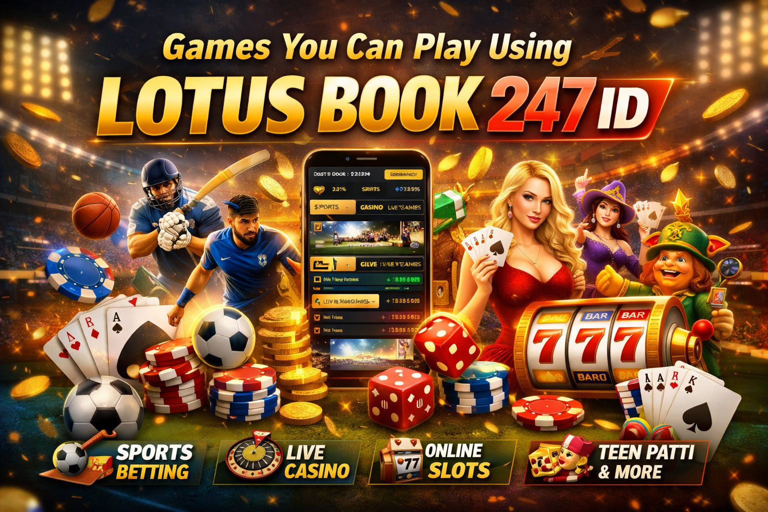 You are currently viewing Games You Can Play Using Lotus Book 247 ID